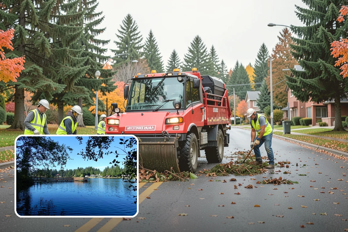 Municipal Stump Grinding in Federal Way, King County, WA - Below-grade grinding removes trip and mowing hazards from public spaces