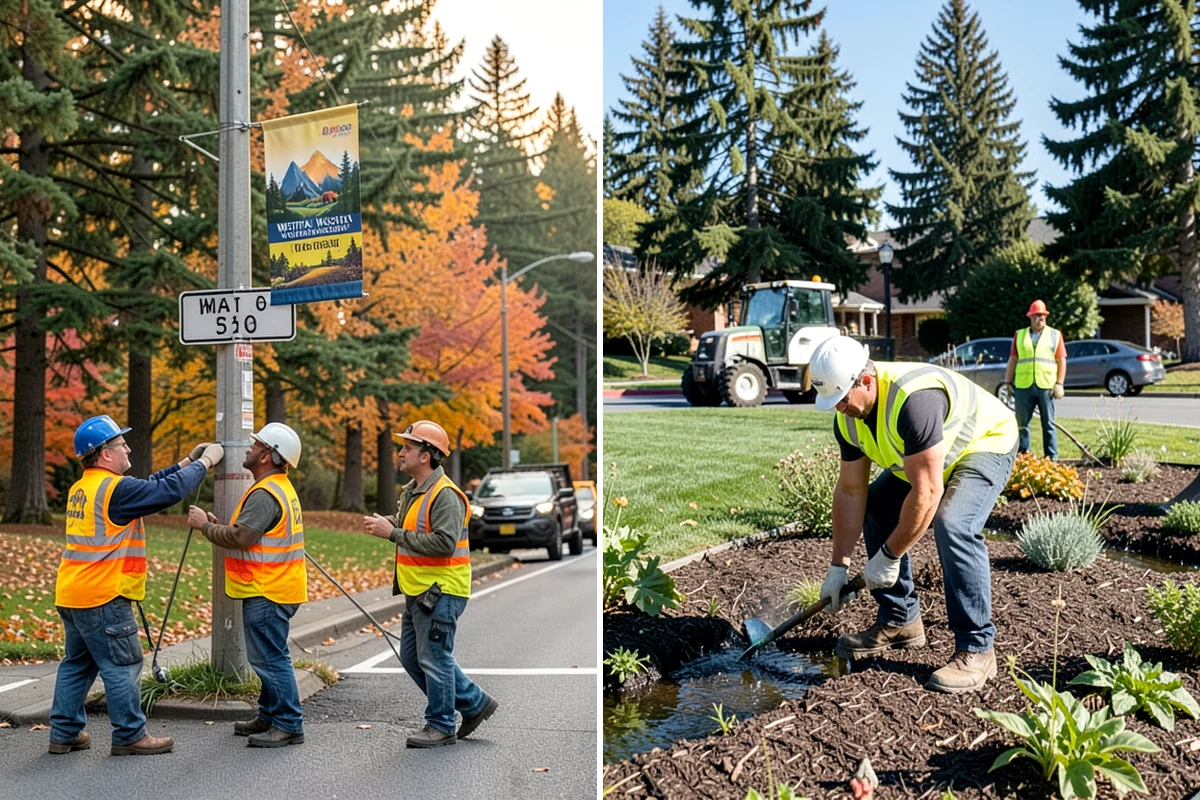 Municipal Stump Grinding in Fircrest, Pierce County, WA - Provide a stump list or map and we schedule utility locates for each location