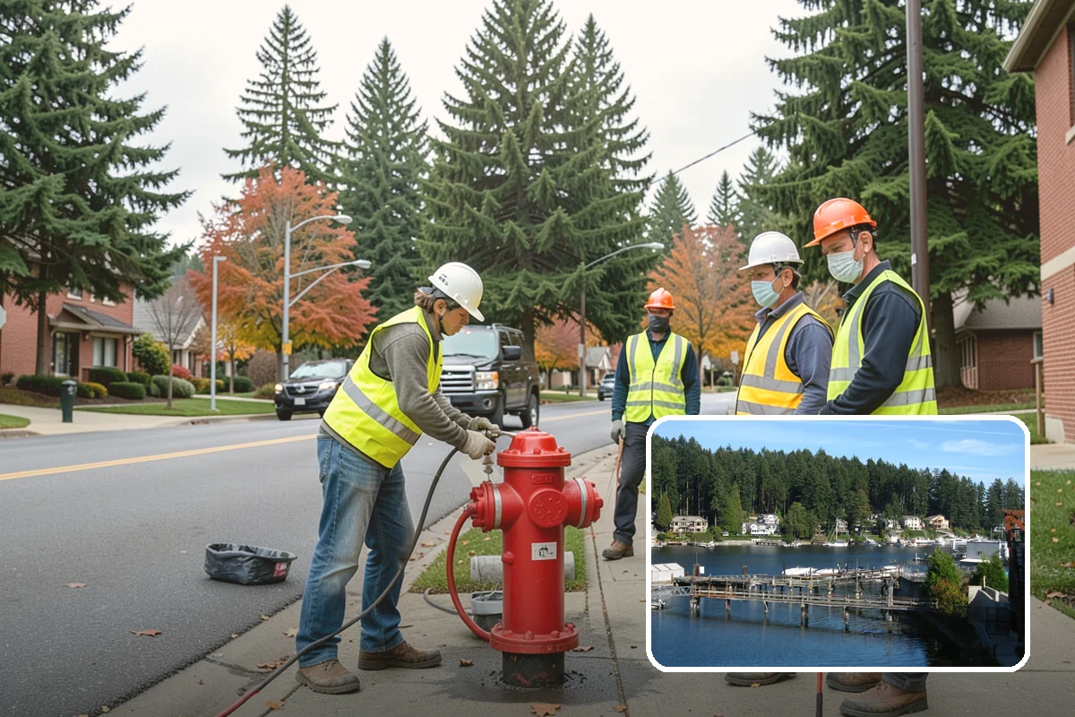 Municipal Stump Grinding in Gig Harbor, Pierce County, WA - Below-grade grinding removes trip and mowing hazards from public spaces