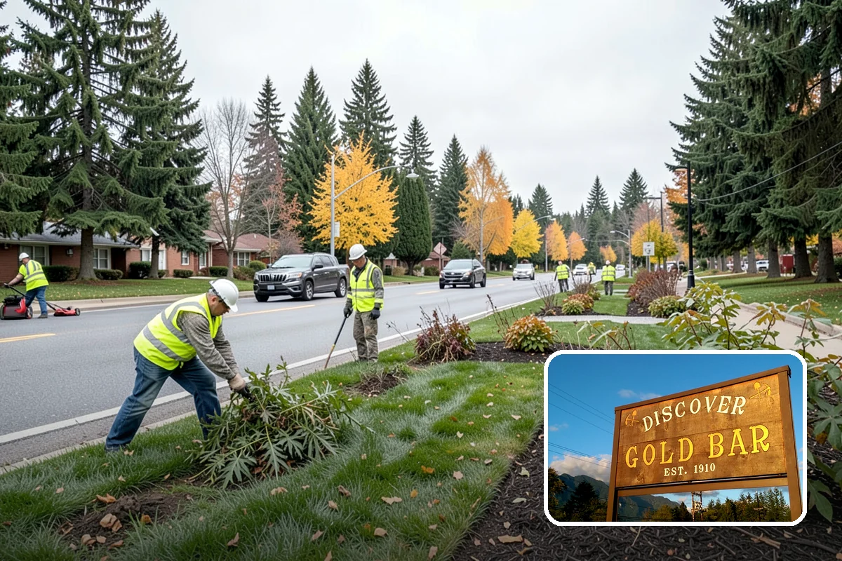 Municipal Stump Grinding in Gold Bar, Snohomish County, WA - Below-grade grinding removes trip and mowing hazards from public spaces
