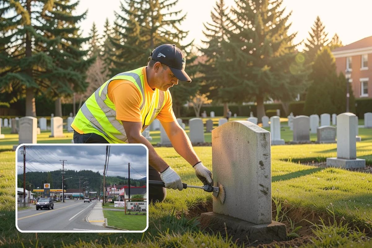 Municipal Stump Grinding in Granite Falls, Snohomish County, WA - Below-grade grinding removes trip and mowing hazards from public spaces