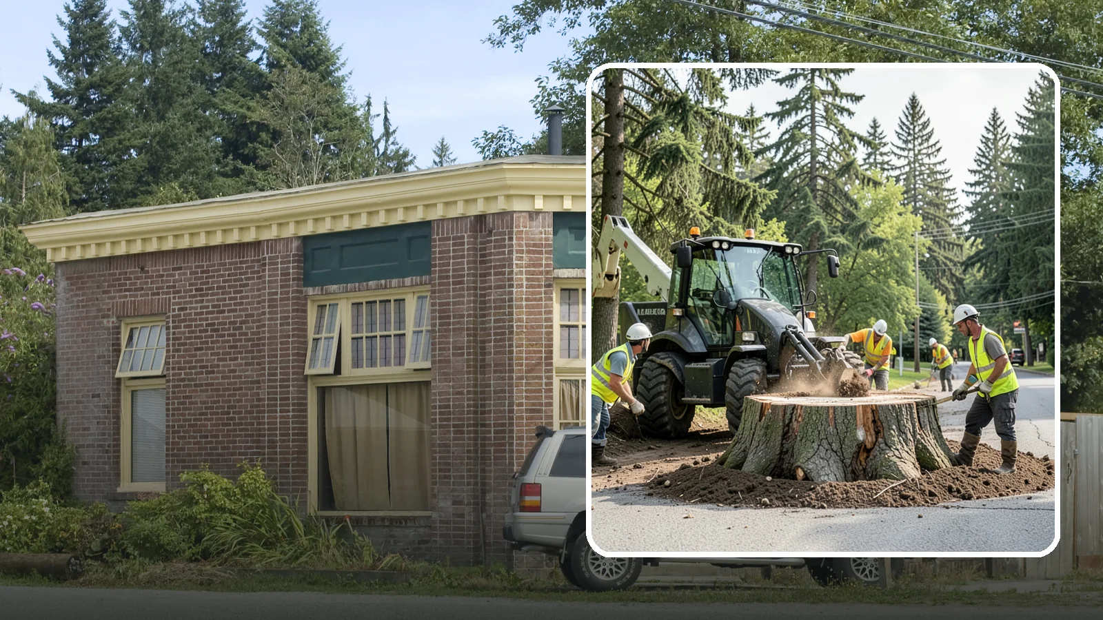 Municipal Stump Grinding in Hamilton, Skagit County, WA - We grind and restore public tree stumps to eliminate trip hazards and prepare sites for replanting or turf across Western...