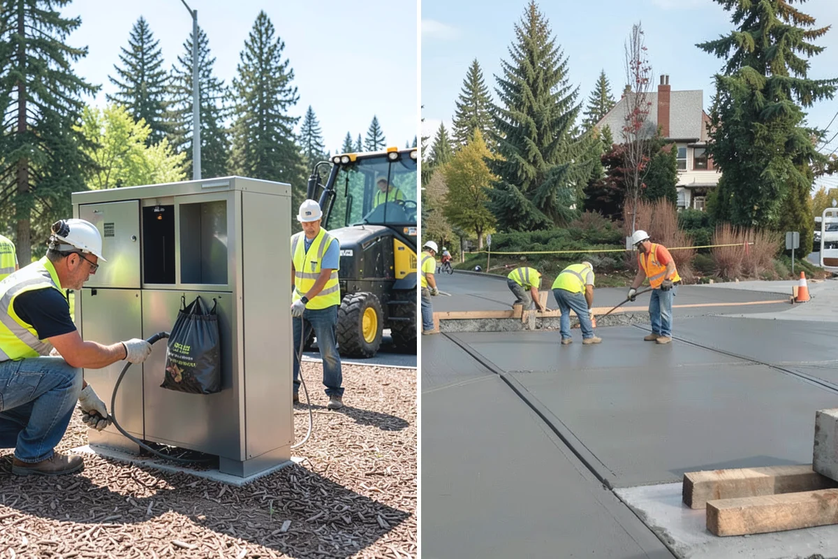 Municipal Stump Grinding in Hamilton, Skagit County, WA - Provide a stump list or map and we schedule utility locates for each location