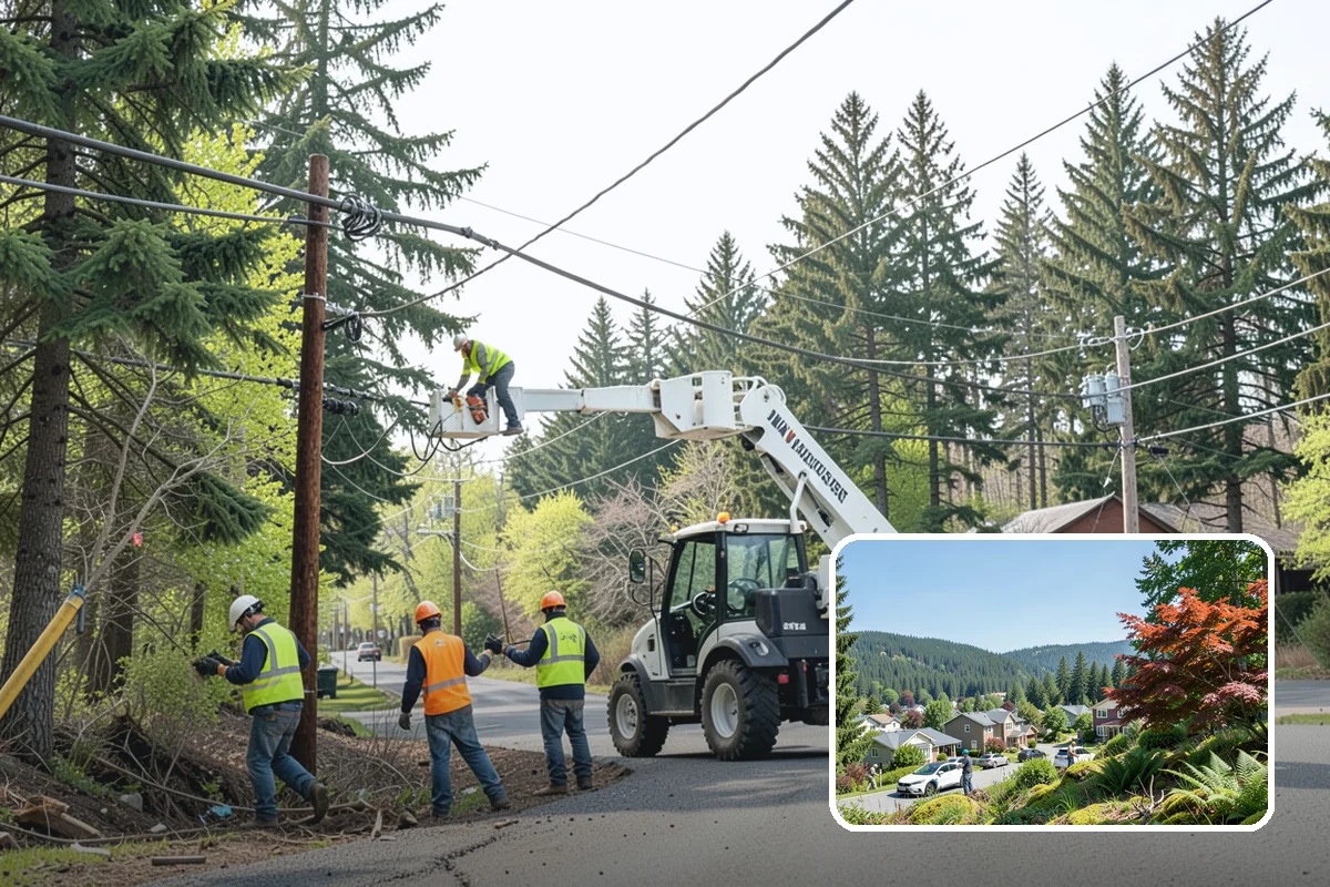 Municipal Stump Grinding in Index, Snohomish County, WA - Below-grade grinding removes trip and mowing hazards from public spaces