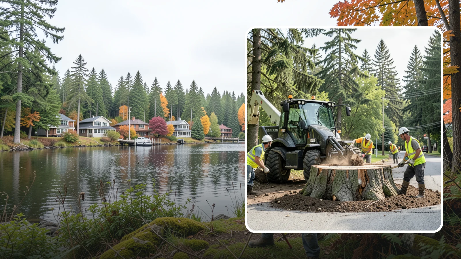 Municipal Stump Grinding in La Conner, Skagit County, WA - We grind and restore public tree stumps to eliminate trip hazards and prepare sites for replanting or turf across Western...