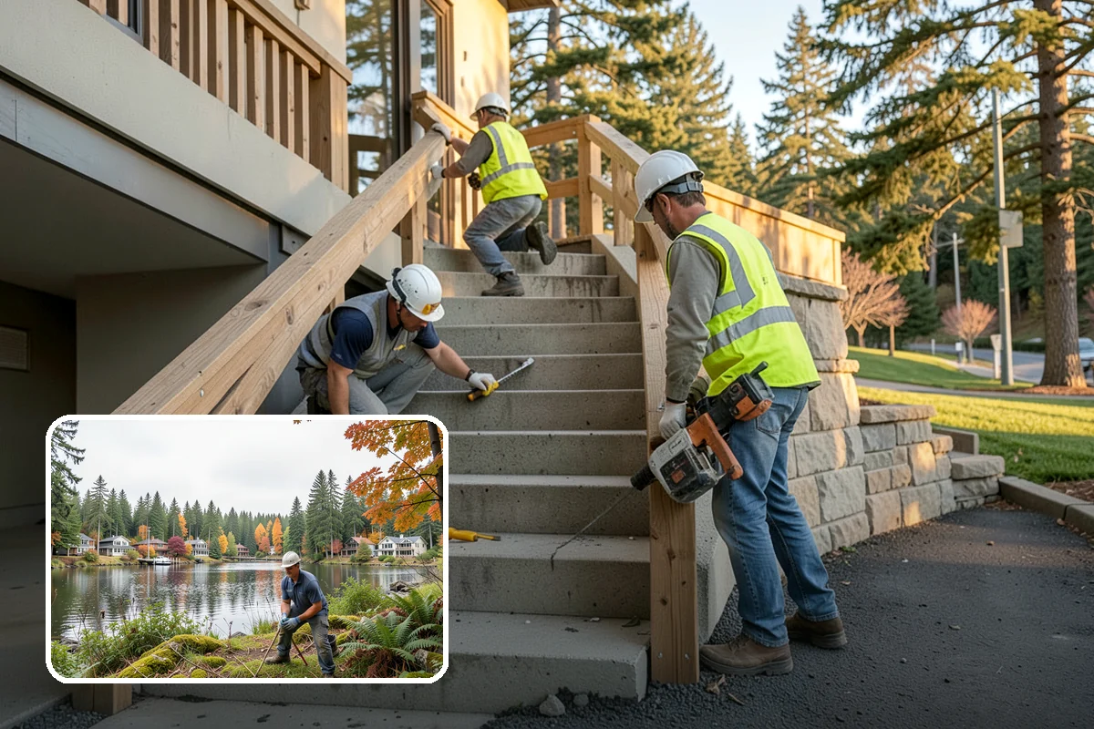 Municipal Stump Grinding in La Conner, Skagit County, WA - Below-grade grinding removes trip and mowing hazards from public spaces
