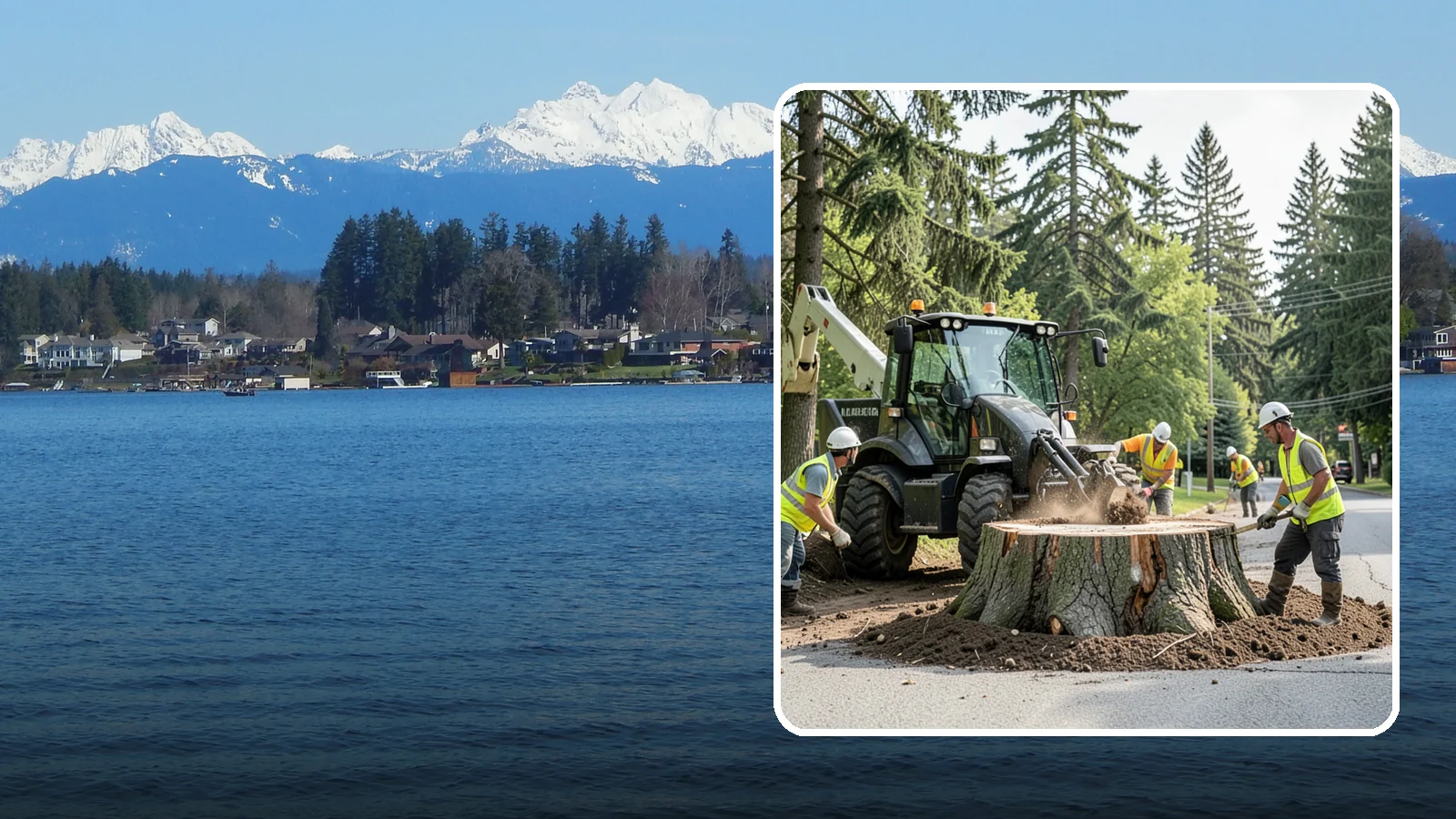 Municipal Stump Grinding in Lake Stevens, Snohomish County, WA - We grind and restore public tree stumps to eliminate trip hazards and prepare sites for replanting or turf across Western...