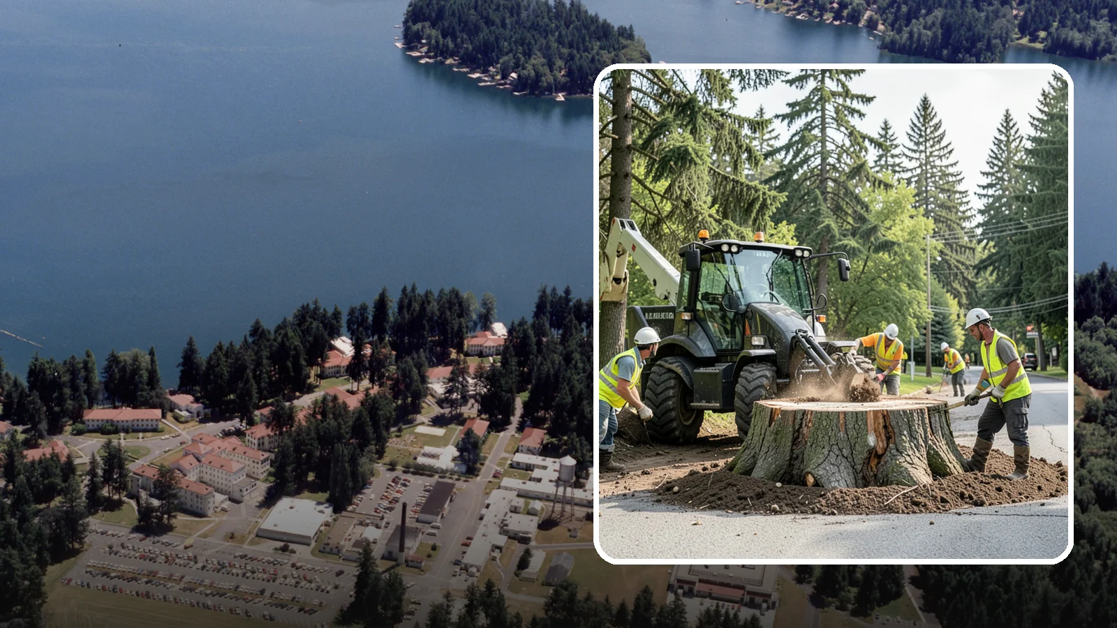 Municipal Stump Grinding in Lakewood, Pierce County, WA - We grind and restore public tree stumps to eliminate trip hazards and prepare sites for replanting or turf across Western...