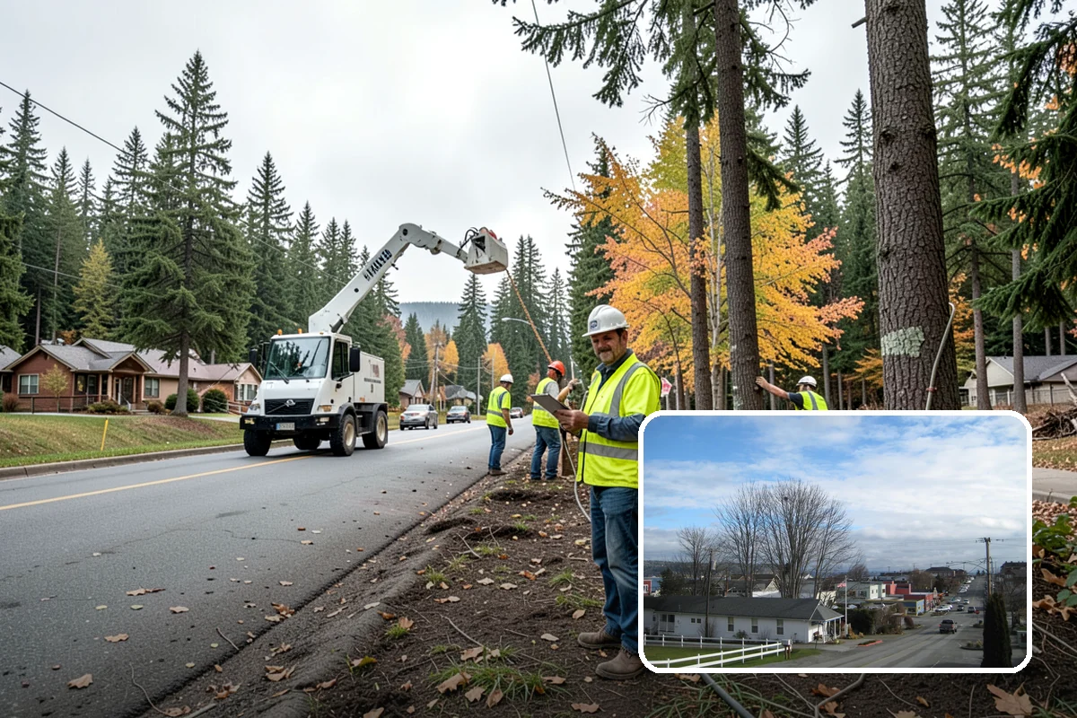 Municipal Stump Grinding in Langley, Island County, WA - Below-grade grinding removes trip and mowing hazards from public spaces