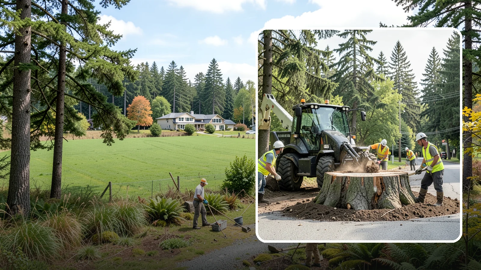 Municipal Stump Grinding in Lyman, Skagit County, WA - We grind and restore public tree stumps to eliminate trip hazards and prepare sites for replanting or turf across Western...