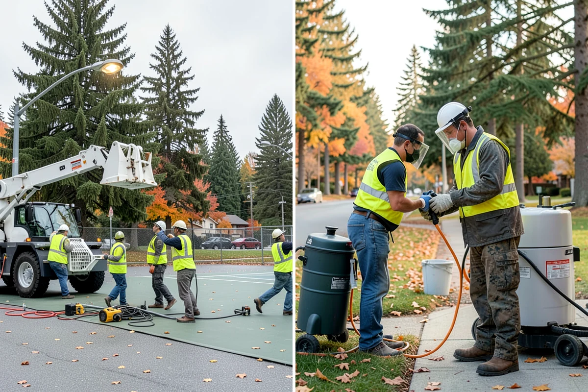 Municipal Stump Grinding in Lyman, Skagit County, WA - Provide a stump list or map and we schedule utility locates for each location