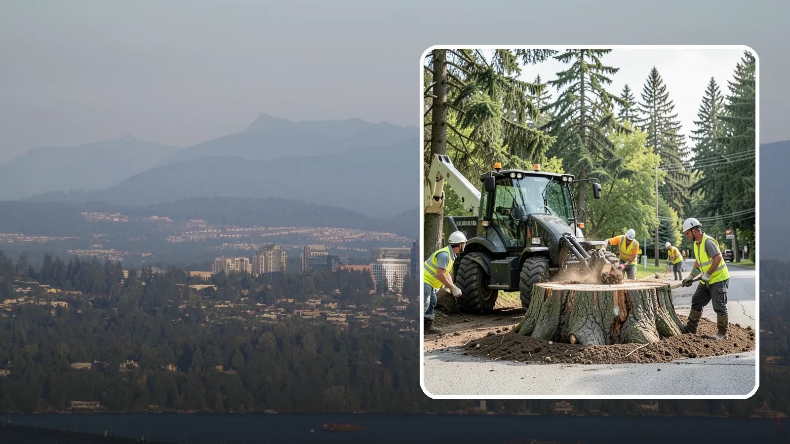 Municipal Stump Grinding in Medina, King County, WA - We grind and restore public tree stumps to eliminate trip hazards and prepare sites for replanting or turf across Western...