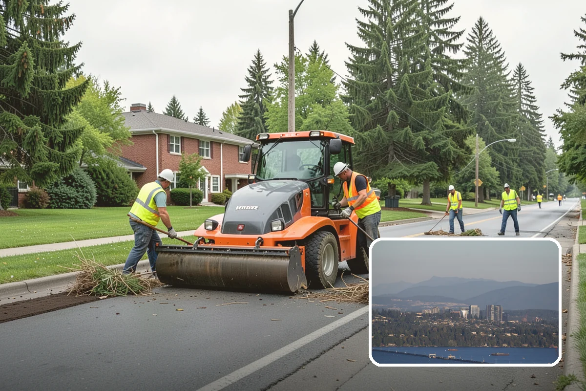 Municipal Stump Grinding in Medina, King County, WA - Below-grade grinding removes trip and mowing hazards from public spaces