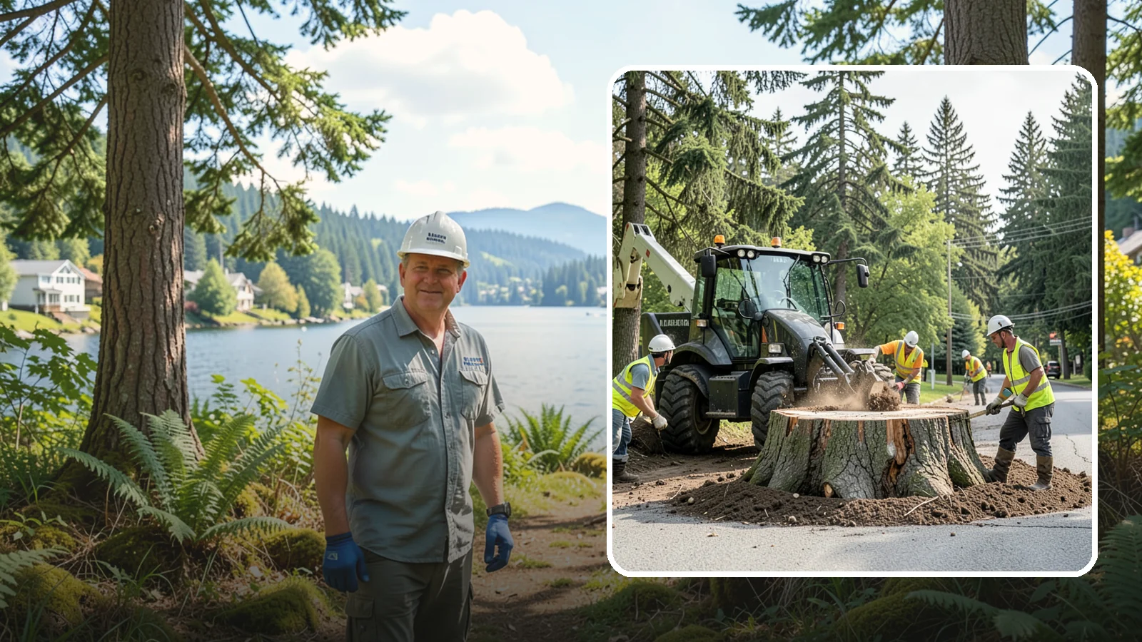 Municipal Stump Grinding in Milton, King County, WA - We grind and restore public tree stumps to eliminate trip hazards and prepare sites for replanting or turf across Western...