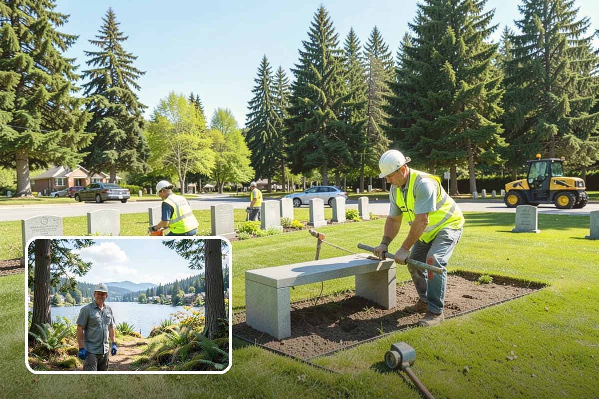 Municipal Stump Grinding in Milton, King County, WA - Below-grade grinding removes trip and mowing hazards from public spaces