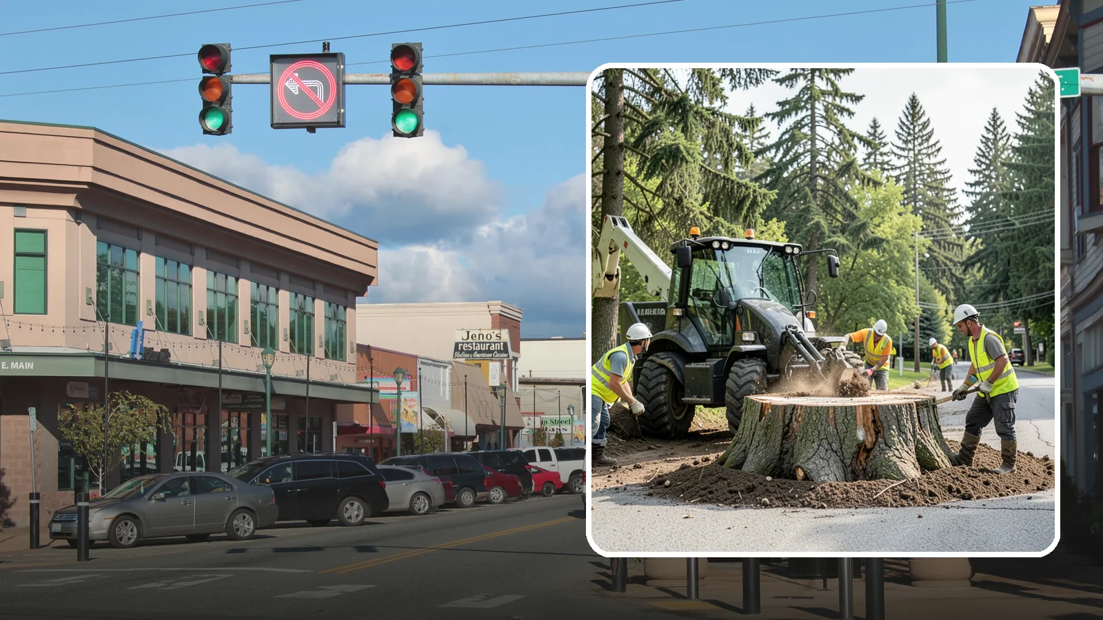 Municipal Stump Grinding in Monroe, Snohomish County, WA - We grind and restore public tree stumps to eliminate trip hazards and prepare sites for replanting or turf across Western...