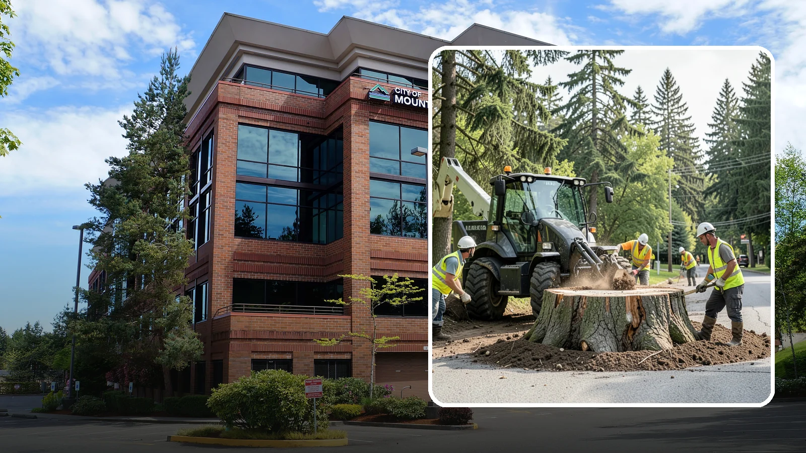 Municipal Stump Grinding in Mountlake Terrace, Snohomish County, WA - We grind and restore public tree stumps to eliminate trip hazards and prepare sites for replanting or turf across Western...