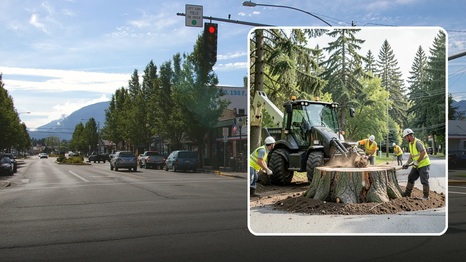 Municipal Stump Grinding in North Bend, King County, WA - We grind and restore public tree stumps to eliminate trip hazards and prepare sites for replanting or turf across Western...