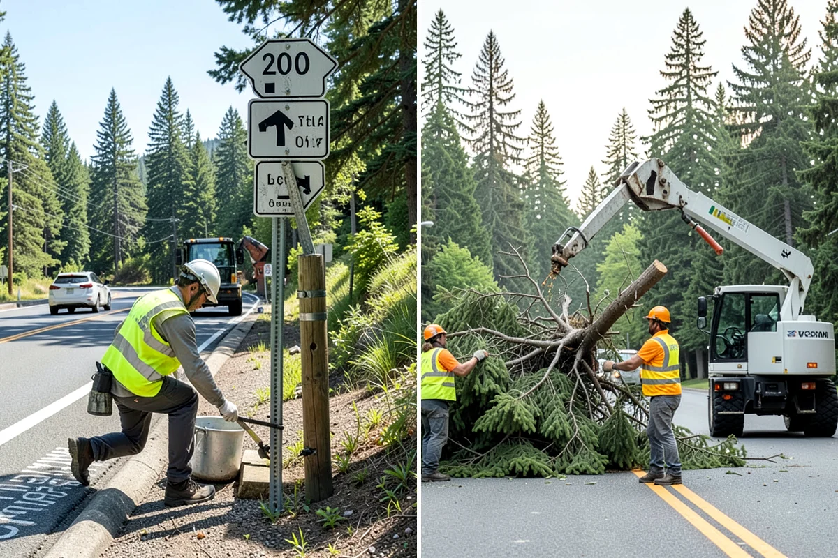 Municipal Stump Grinding in Puyallup, Pierce County, WA - Provide a stump list or map and we schedule utility locates for each location