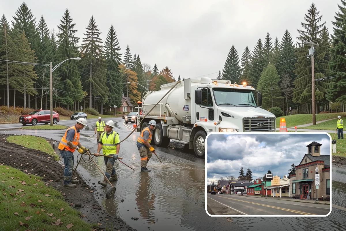 Municipal Stump Grinding in Roy, Pierce County, WA - Below-grade grinding removes trip and mowing hazards from public spaces