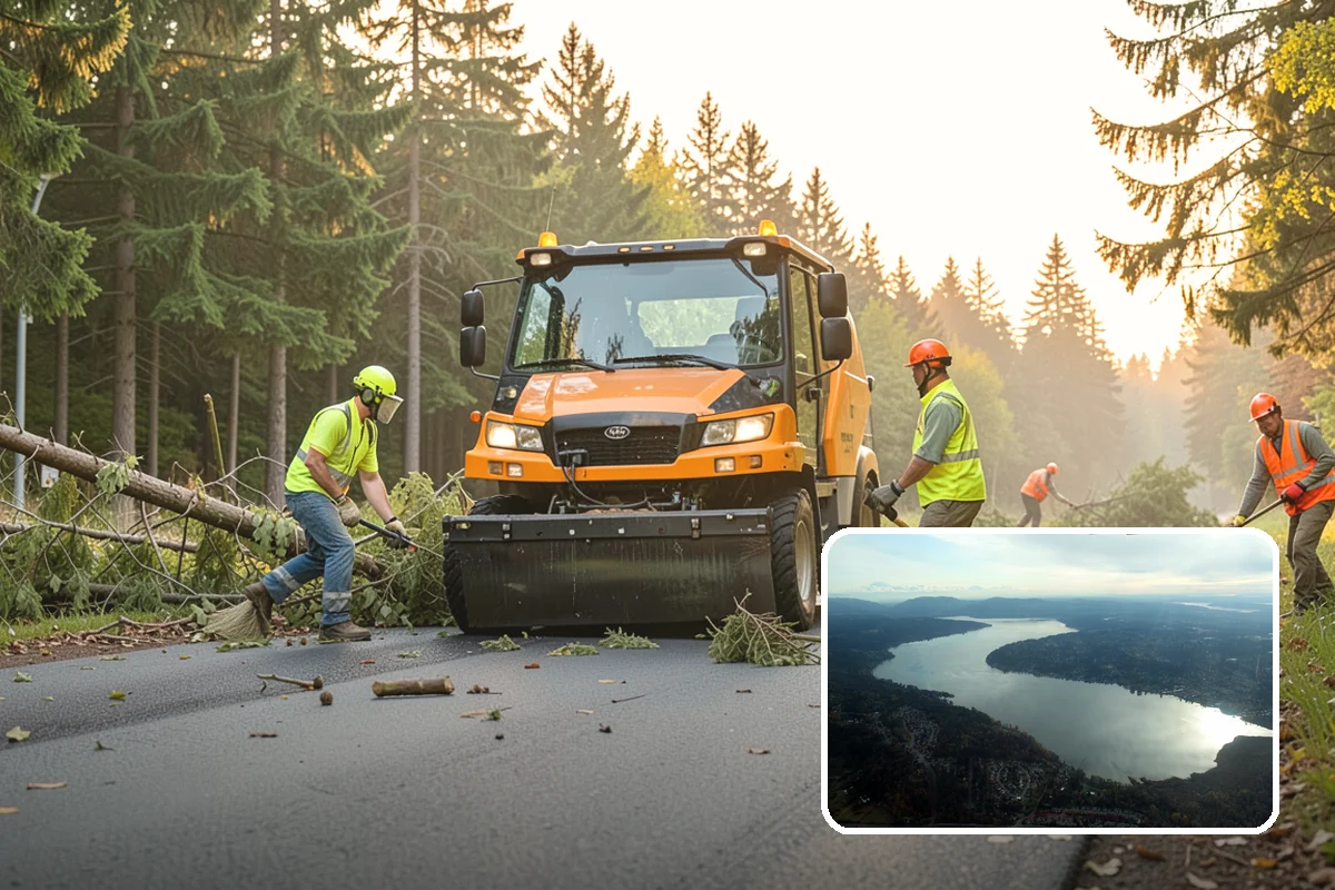Municipal Stump Grinding in Sammamish, King County, WA - Below-grade grinding removes trip and mowing hazards from public spaces