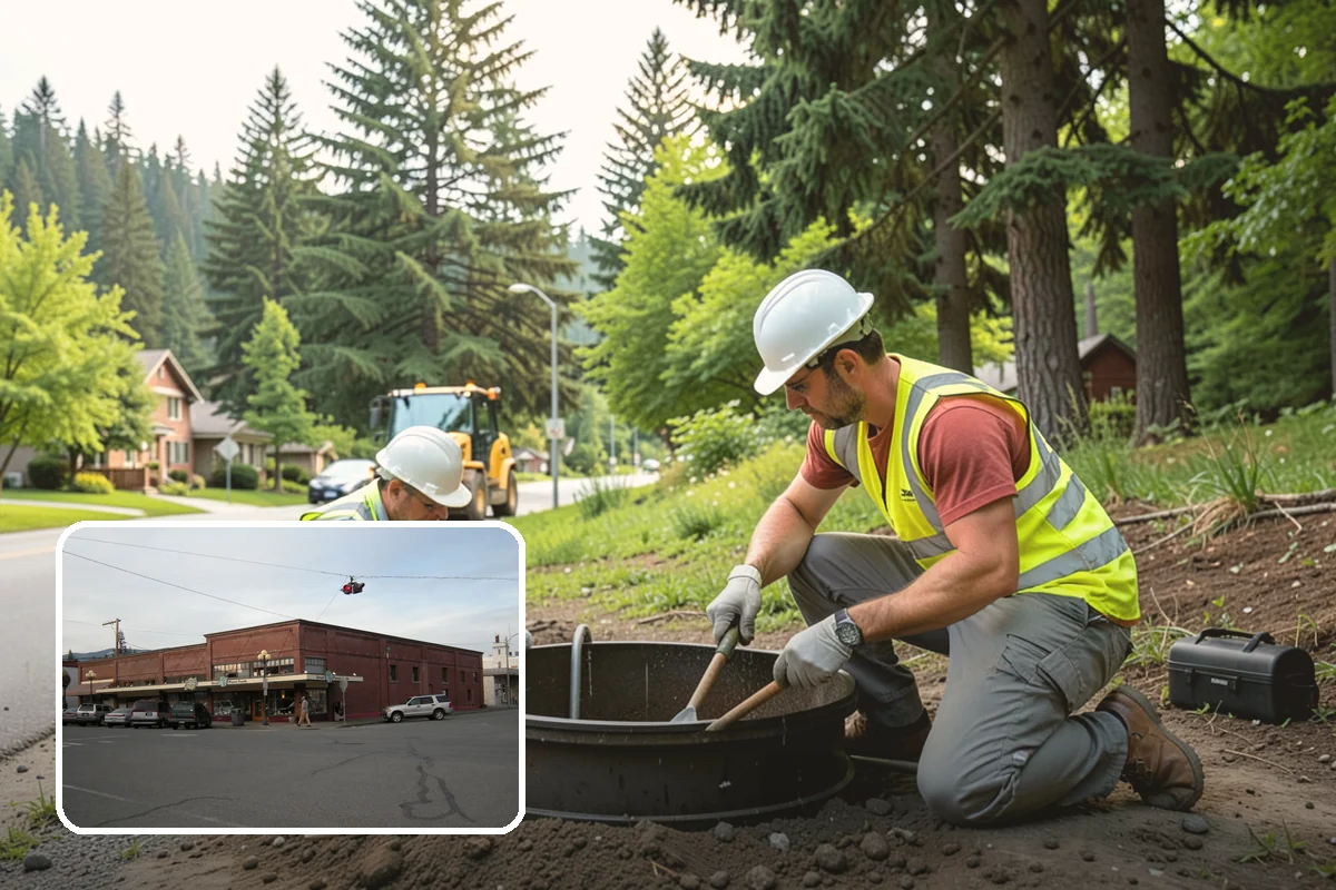 Municipal Stump Grinding in Sedro-Woolley, Skagit County, WA - Below-grade grinding removes trip and mowing hazards from public spaces