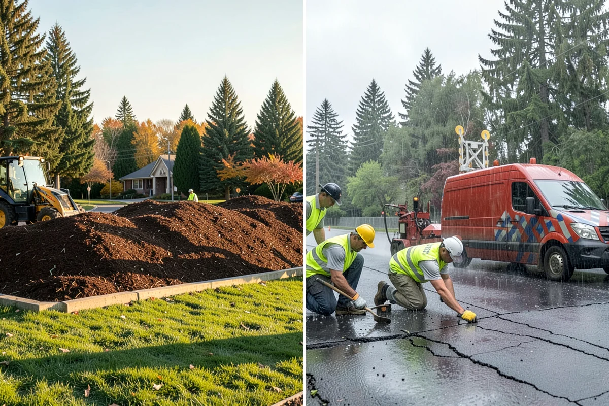 Municipal Stump Grinding in Sedro-Woolley, Skagit County, WA - Provide a stump list or map and we schedule utility locates for each location