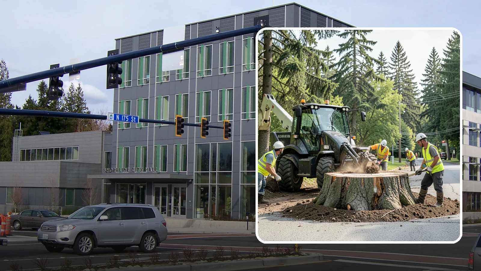 Municipal Stump Grinding in Shoreline, King County, WA - We grind and restore public tree stumps to eliminate trip hazards and prepare sites for replanting or turf across Western...