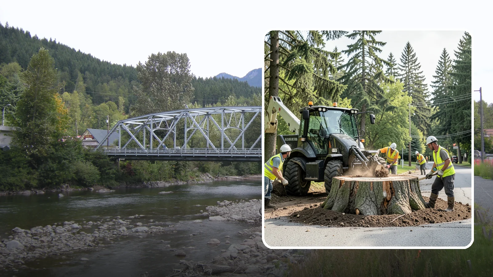 Municipal Stump Grinding in Skykomish, King County, WA - We grind and restore public tree stumps to eliminate trip hazards and prepare sites for replanting or turf across Western...