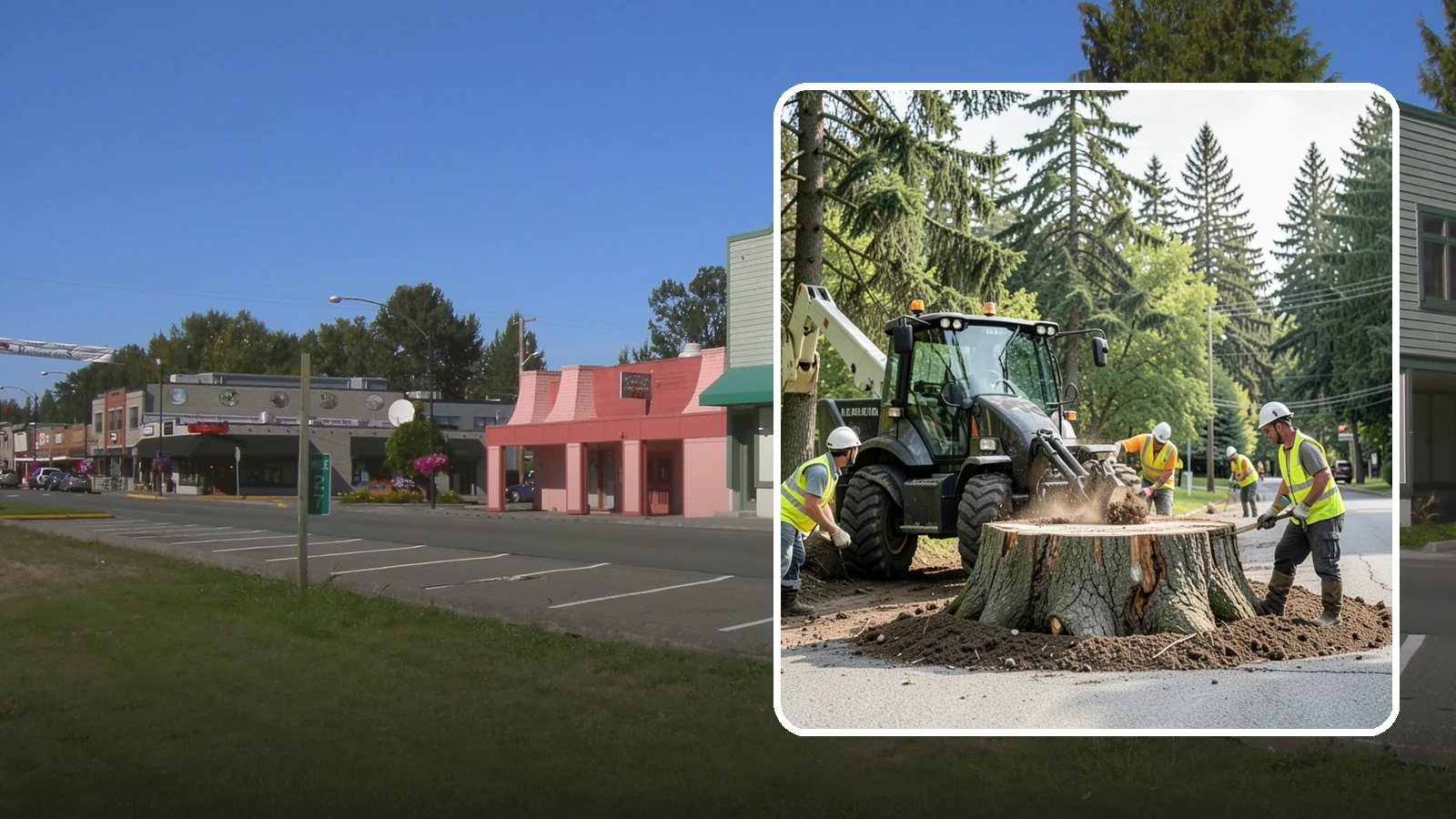 Municipal Stump Grinding in Snoqualmie, King County, WA - We grind and restore public tree stumps to eliminate trip hazards and prepare sites for replanting or turf across Western...