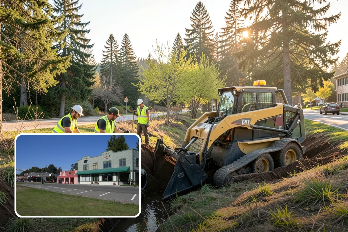 Municipal Stump Grinding in Snoqualmie, King County, WA - Below-grade grinding removes trip and mowing hazards from public spaces