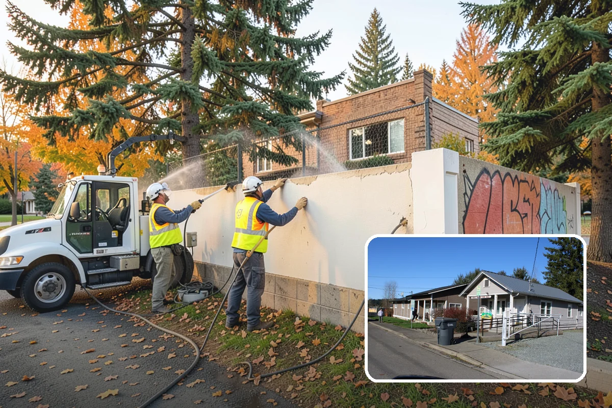 Municipal Stump Grinding in South Prairie, Pierce County, WA - Below-grade grinding removes trip and mowing hazards from public spaces