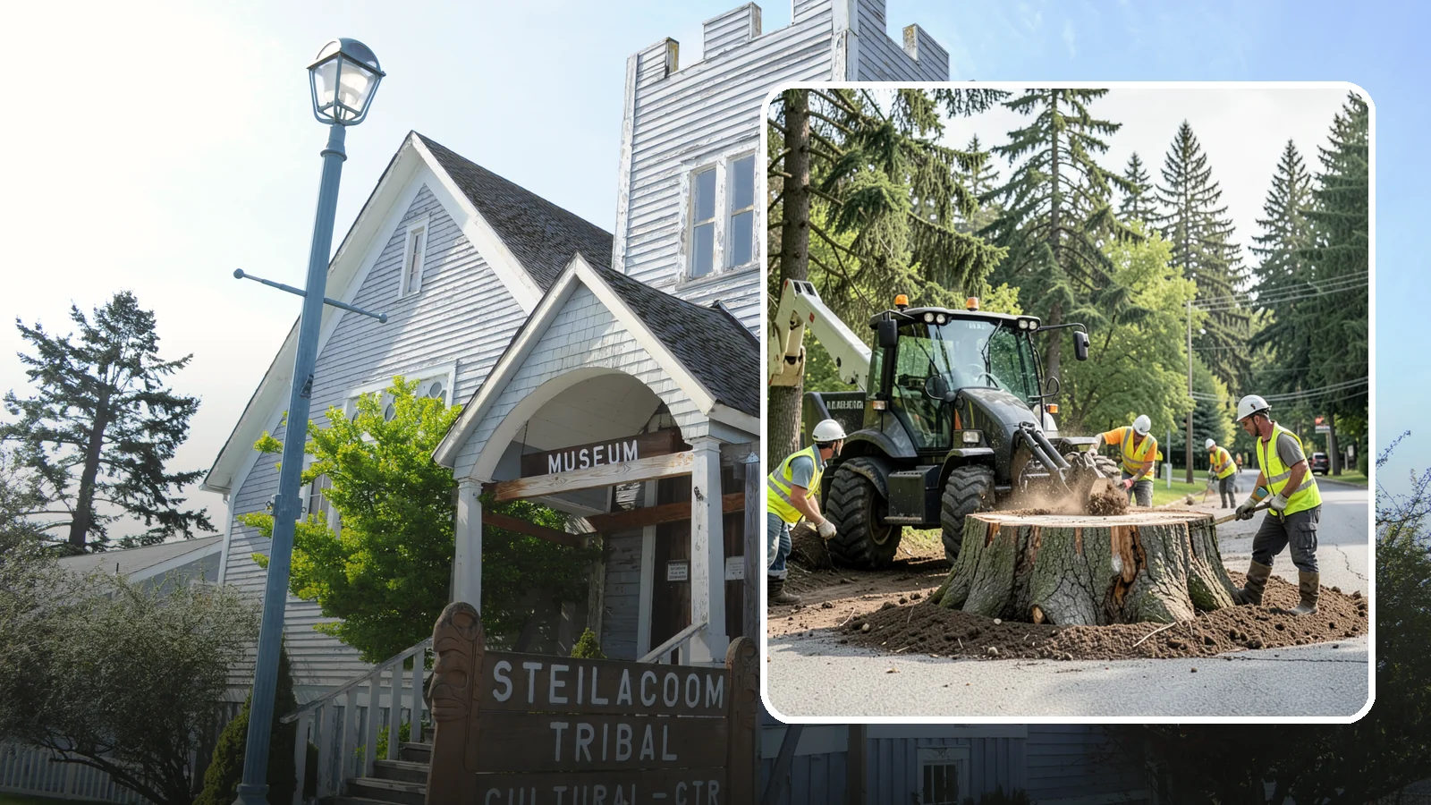 Municipal Stump Grinding in Steilacoom, Pierce County, WA - We grind and restore public tree stumps to eliminate trip hazards and prepare sites for replanting or turf across Western...