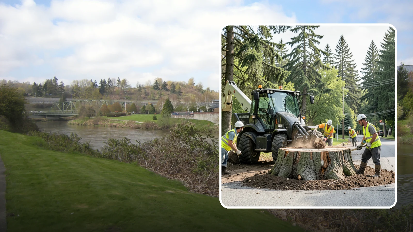 Municipal Stump Grinding in Tukwila, King County, WA - We grind and restore public tree stumps to eliminate trip hazards and prepare sites for replanting or turf across Western...