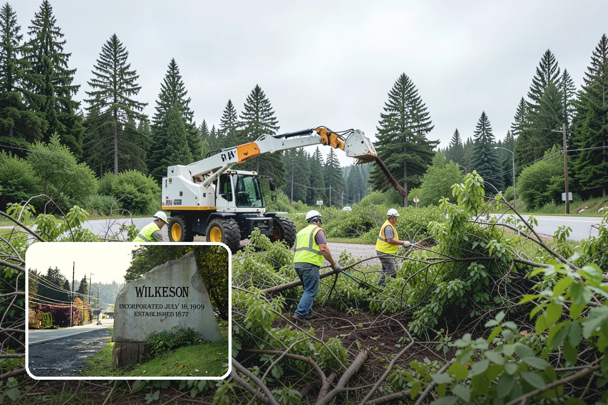 Municipal Stump Grinding in Wilkeson, Pierce County, WA - Below-grade grinding removes trip and mowing hazards from public spaces