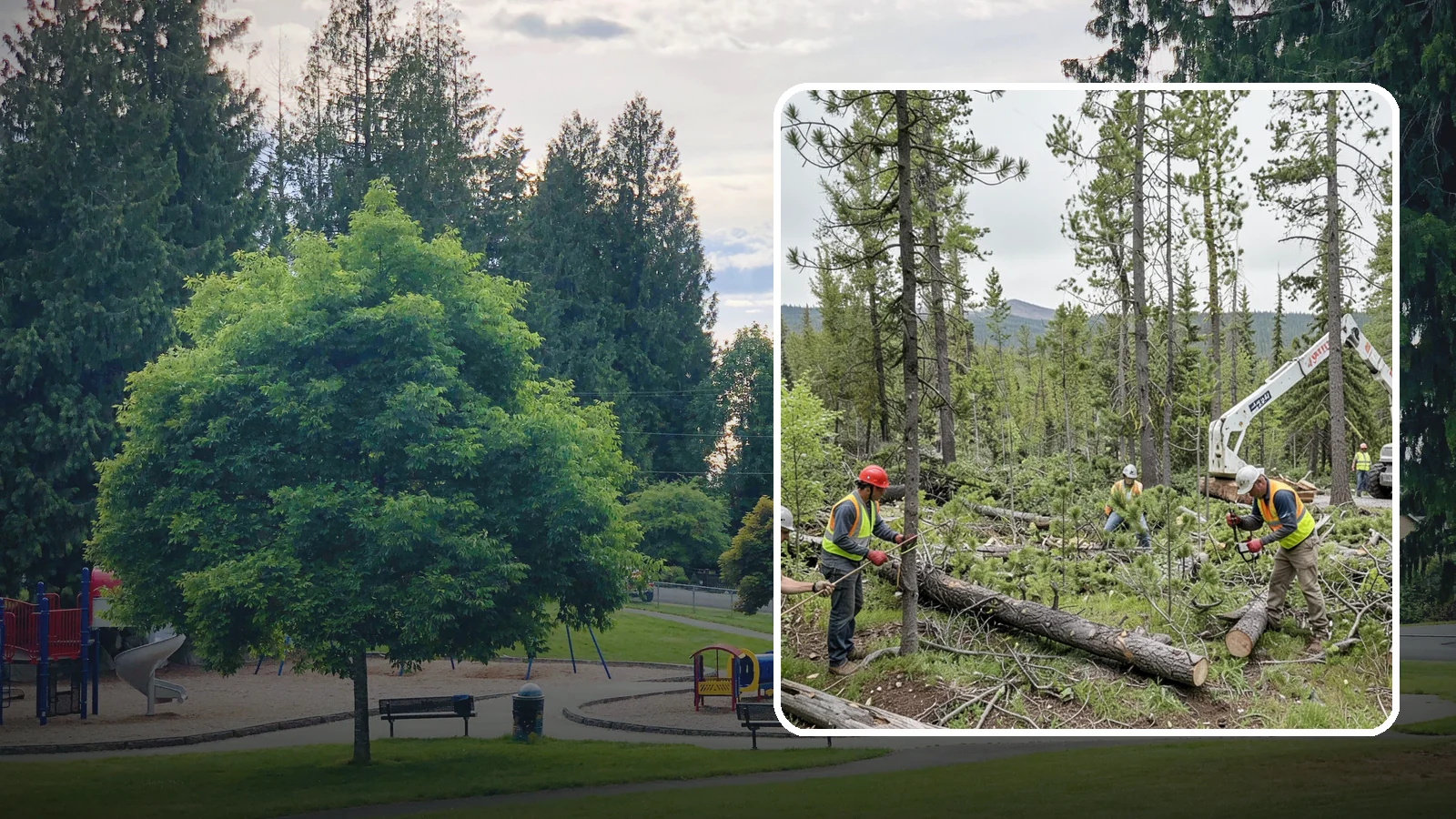 Municipal Tree Inventory in Bonney Lake, Pierce County, WA - We build GPS-based inventories of public trees with species, condition, and maintenance data to support urban forestry planning...
