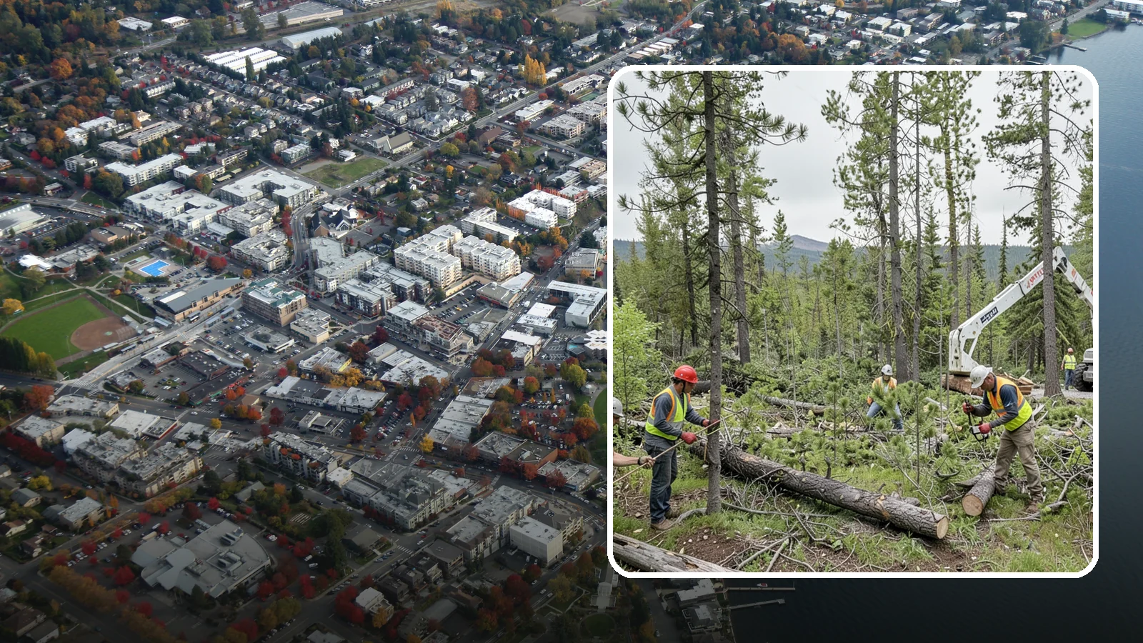 Municipal Tree Inventory in Kirkland, King County, WA - We build GPS-based inventories of public trees with species, condition, and maintenance data to support urban forestry planning...