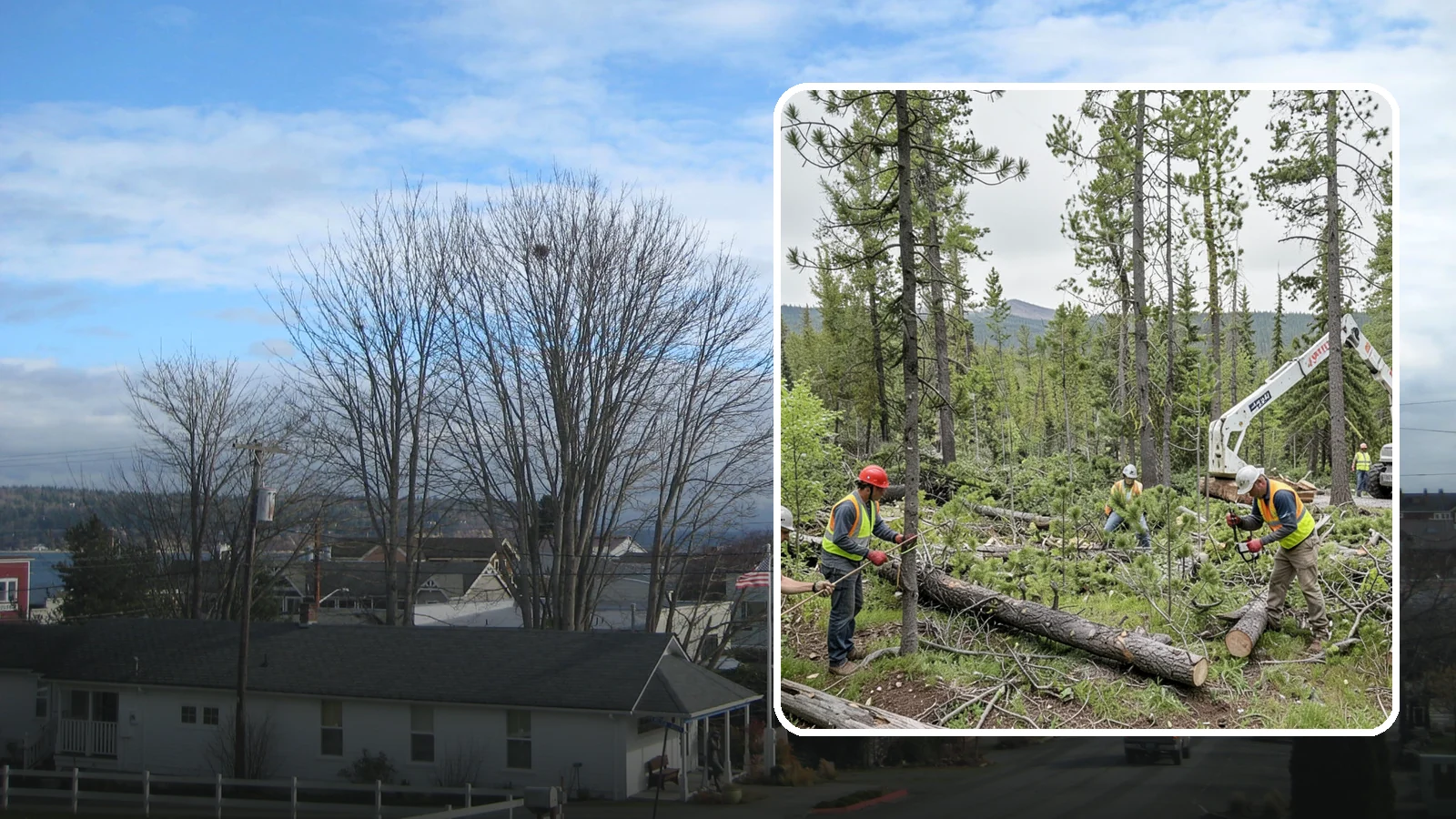 Municipal Tree Inventory in Langley, Island County, WA - We build GPS-based inventories of public trees with species, condition, and maintenance data to support urban forestry planning...