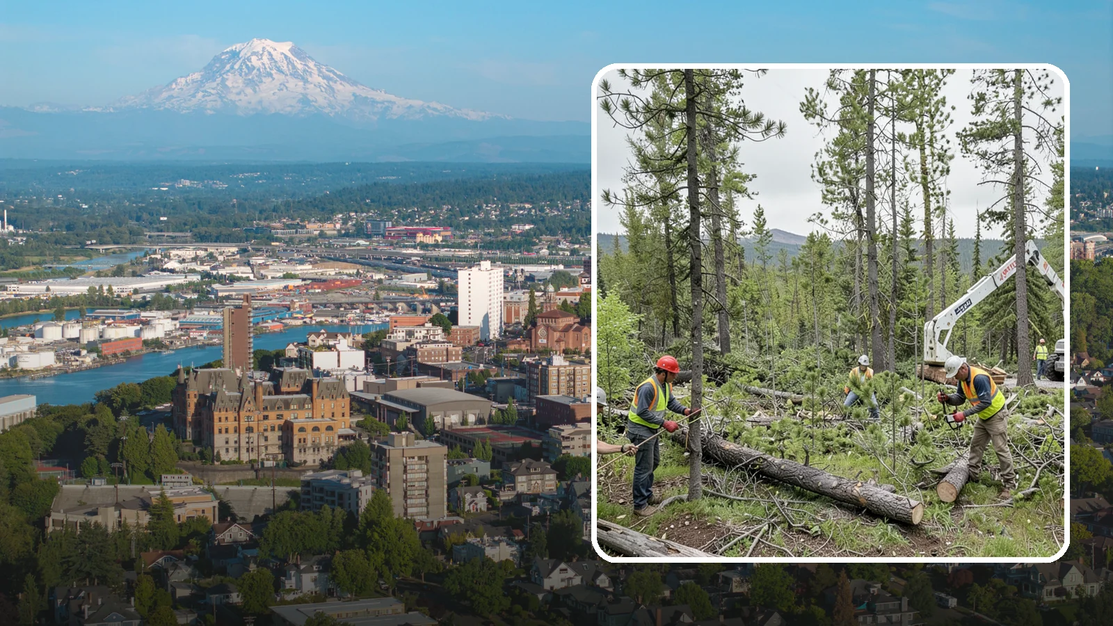 Municipal Tree Inventory in Tacoma, Pierce County, WA - We build GPS-based inventories of public trees with species, condition, and maintenance data to support urban forestry planning...