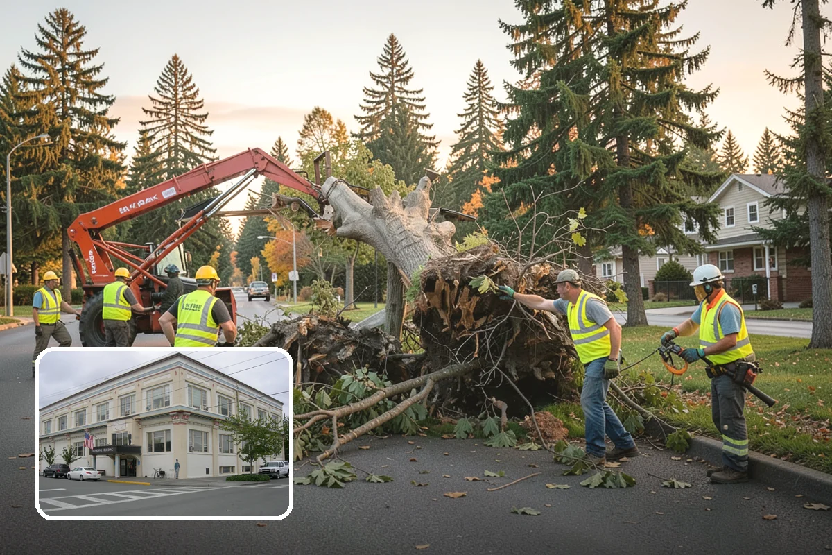 Municipal Tree Planting in Anacortes, Skagit County, WA - Species matched to site conditions reduces future conflicts and replacements