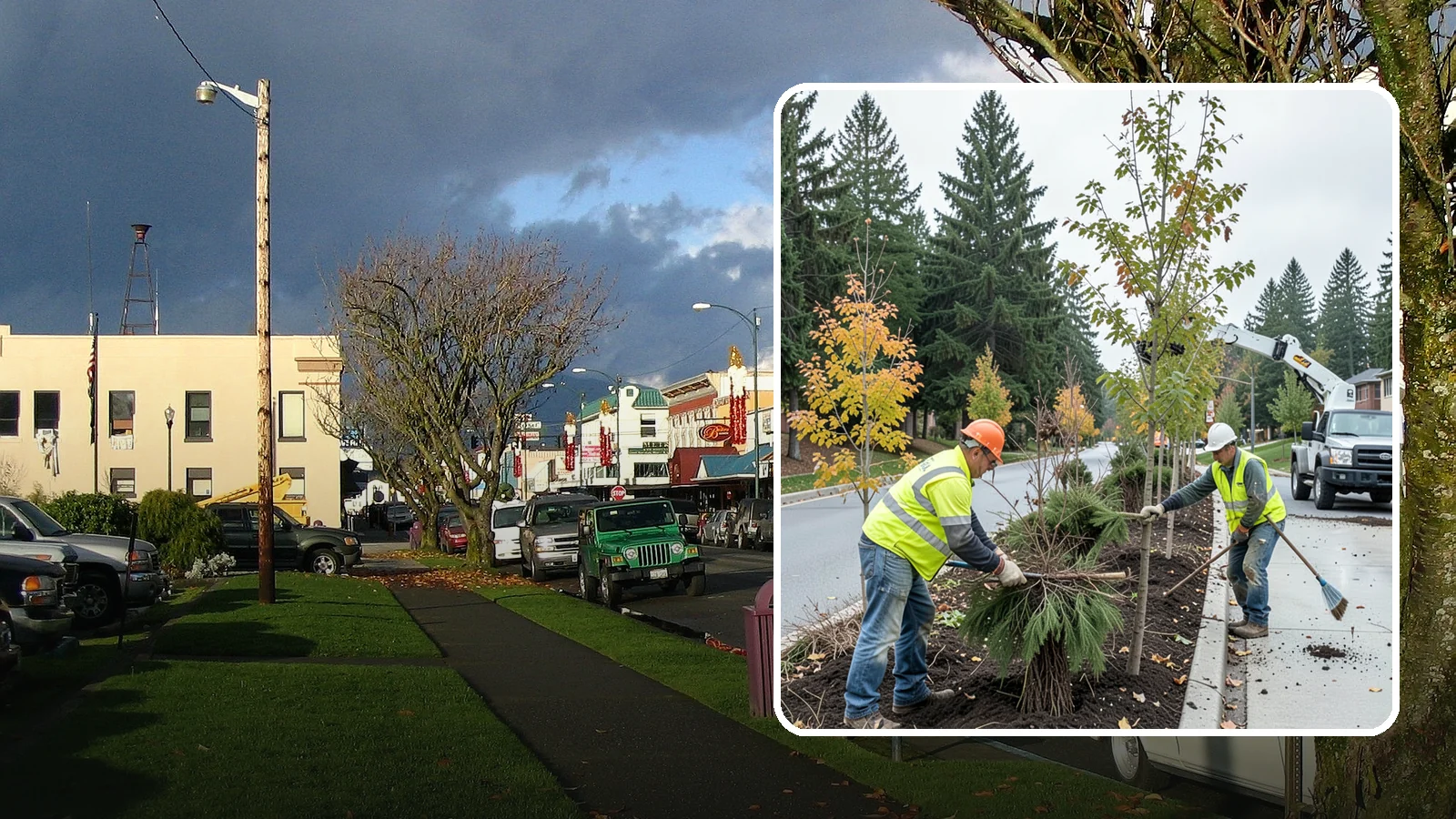 Municipal Tree Planting in Arlington, Snohomish County, WA - We plant right-tree-right-place public trees with establishment care for streets, parks, and civic sites across Western...