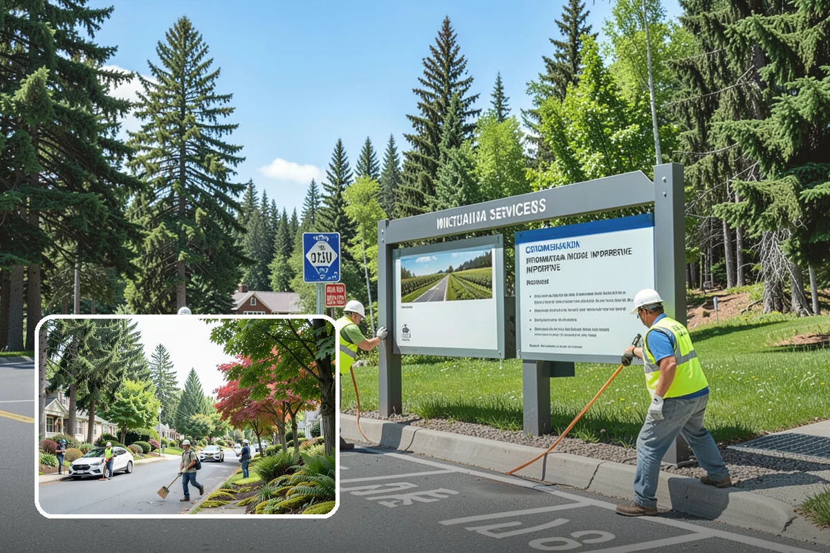Municipal Tree Planting in Beaux Arts Village, King County, WA - Species matched to site conditions reduces future conflicts and replacements