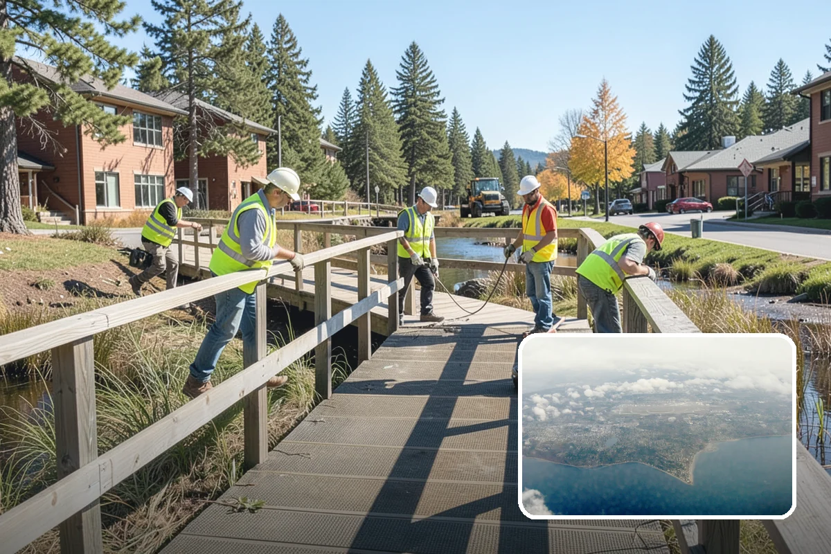 Municipal Tree Planting in Burien, King County, WA - Species matched to site conditions reduces future conflicts and replacements