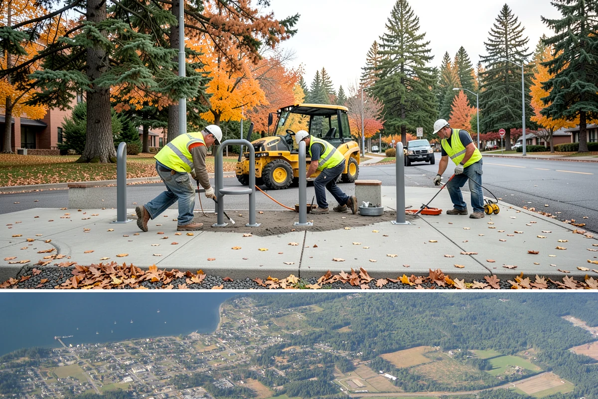 Municipal Tree Planting in Coupeville, Island County, WA - Fall and early spring are the preferred planting windows in Western Washington, giving roots time to establish before summer heat.