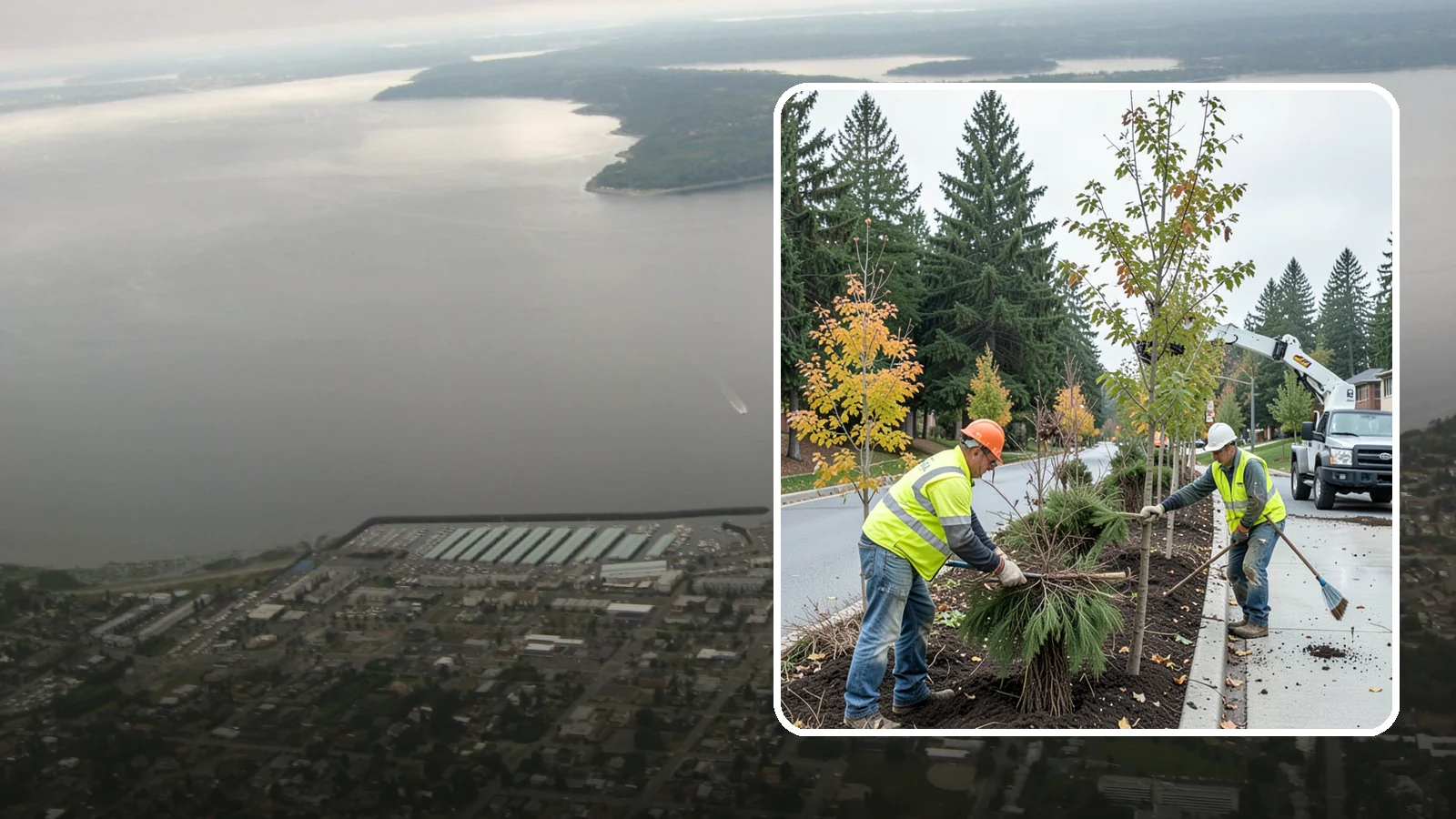 Municipal Tree Planting in Des Moines, King County, WA - We plant right-tree-right-place public trees with establishment care for streets, parks, and civic sites across Western...