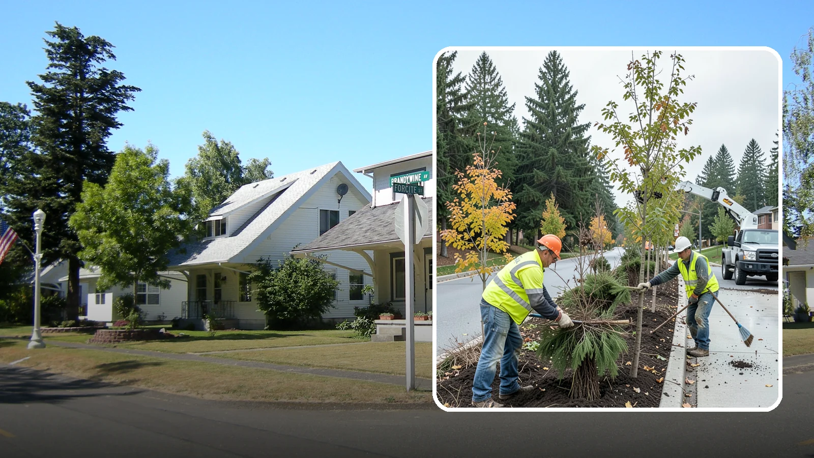 Municipal Tree Planting in DuPont, Pierce County, WA - We plant right-tree-right-place public trees with establishment care for streets, parks, and civic sites across Western...