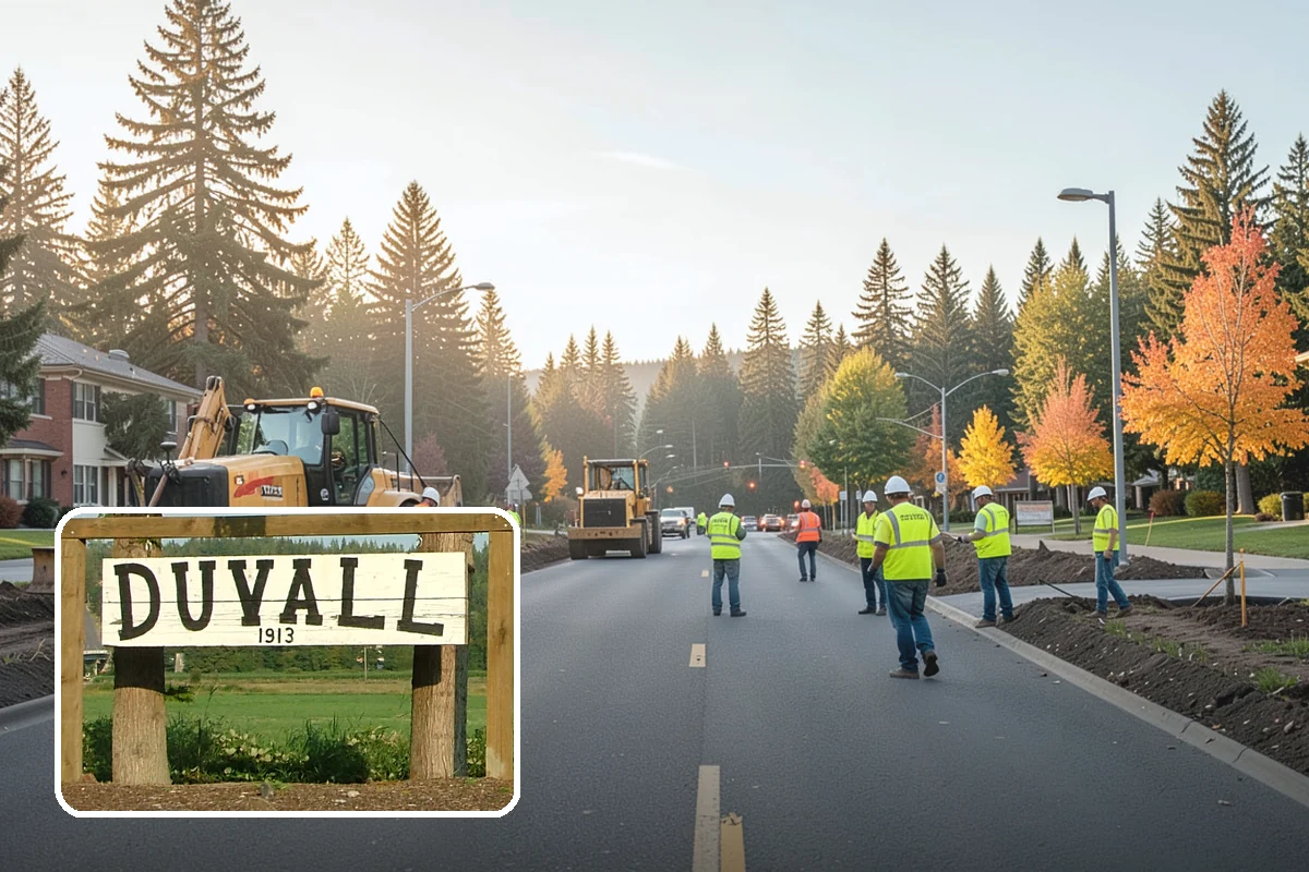 Municipal Tree Planting in Duvall, King County, WA - Species matched to site conditions reduces future conflicts and replacements