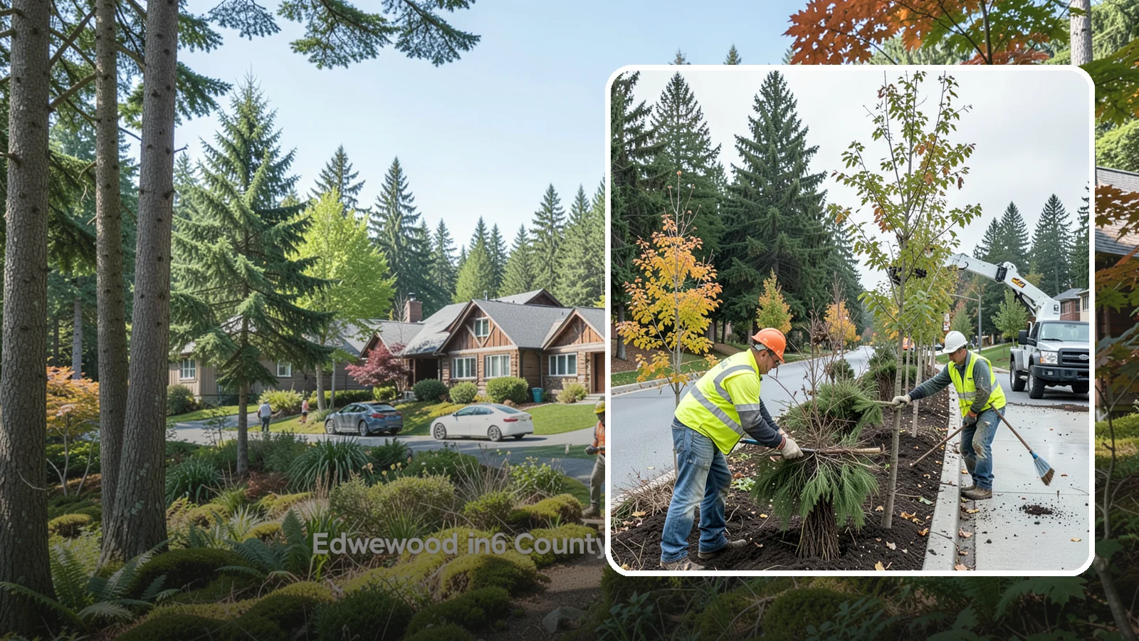 Municipal Tree Planting in Edgewood, Pierce County, WA - We plant right-tree-right-place public trees with establishment care for streets, parks, and civic sites across Western...