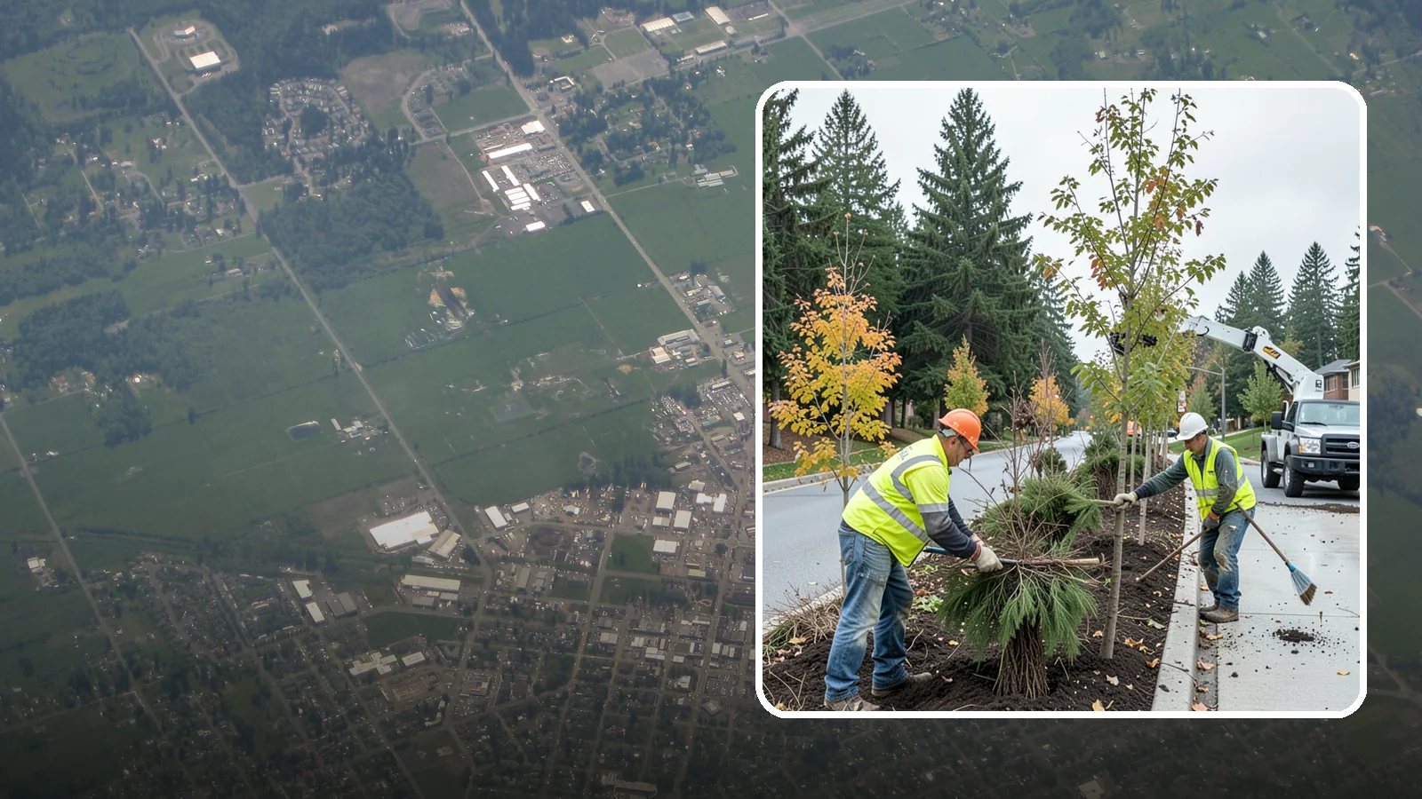 Municipal Tree Planting in Enumclaw, King County, WA - We plant right-tree-right-place public trees with establishment care for streets, parks, and civic sites across Western...