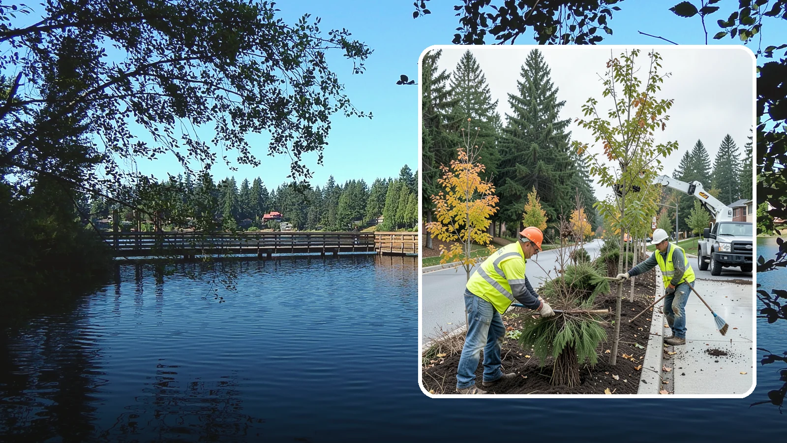 Municipal Tree Planting in Federal Way, King County, WA - We plant right-tree-right-place public trees with establishment care for streets, parks, and civic sites across Western...